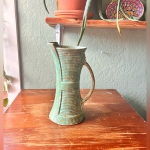 1930's Art Deco Flaxman Ware Wade Heath England Ceramic Pitcher